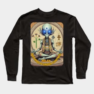 Relax, Alien Practices Yoga Long Sleeve T-Shirt